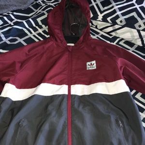 Adidas skateboarding windbreaker. Barley used.